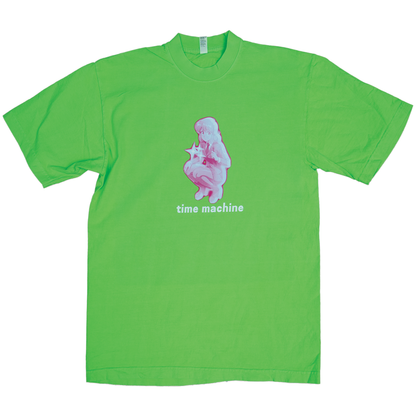 Time Machine Hacker Tee - Neon Green