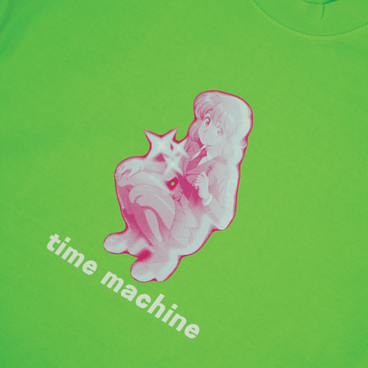 Time Machine Hacker Tee - Neon Green