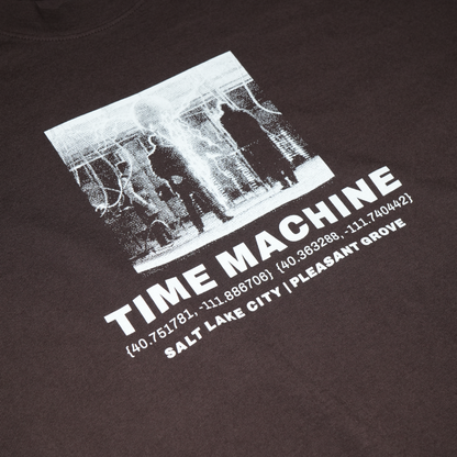 Time Machine Invention Tee - Chocolate