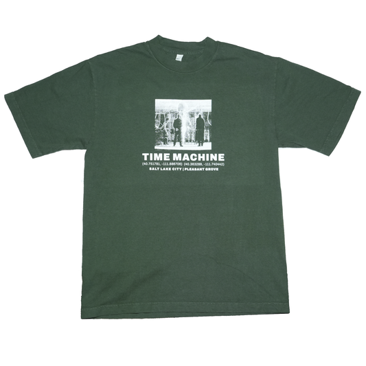 Time Machine Invention Tee - Ivy Green