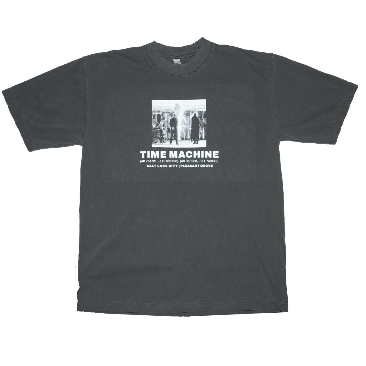 Time Machine Invention Tee - Vintage Black