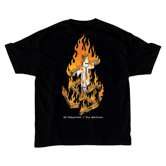 Toy Machine Templeton Charred Cross Tee - Black