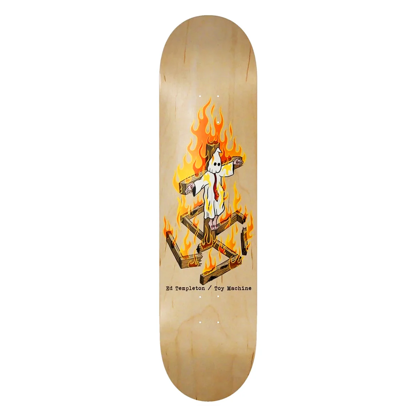 Toy Machine Ed Templeton Charred Cross Deck - 8.5