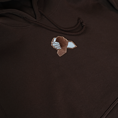 United Hands Hoodie - Brown