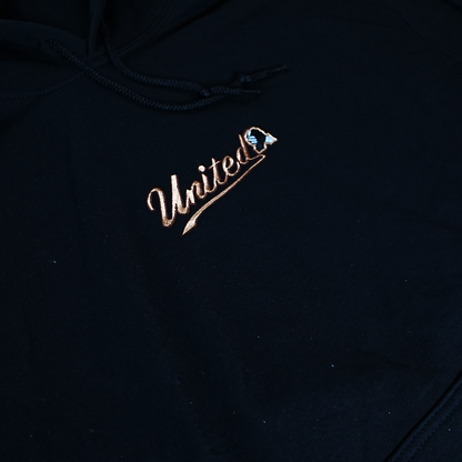 United Script Hoodie - Black