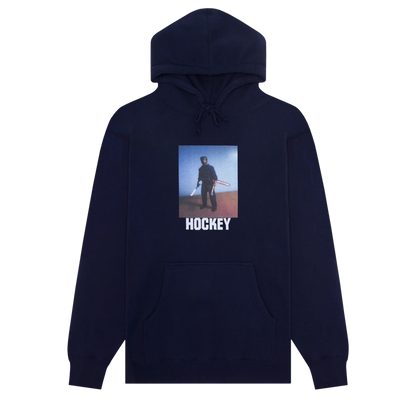 Hockey Weapon Man Hoodie - Navy