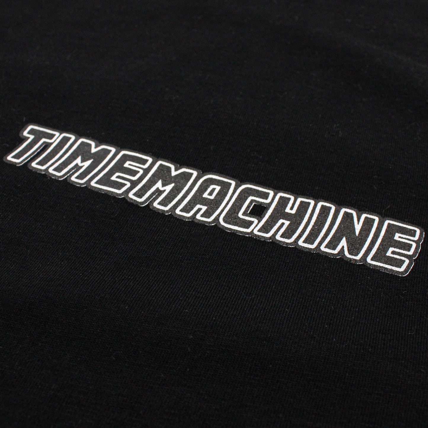 Time Machine Logo Tee-Black