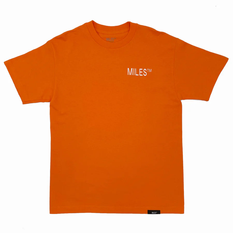 Miles "Logo Hit" Tee Orange